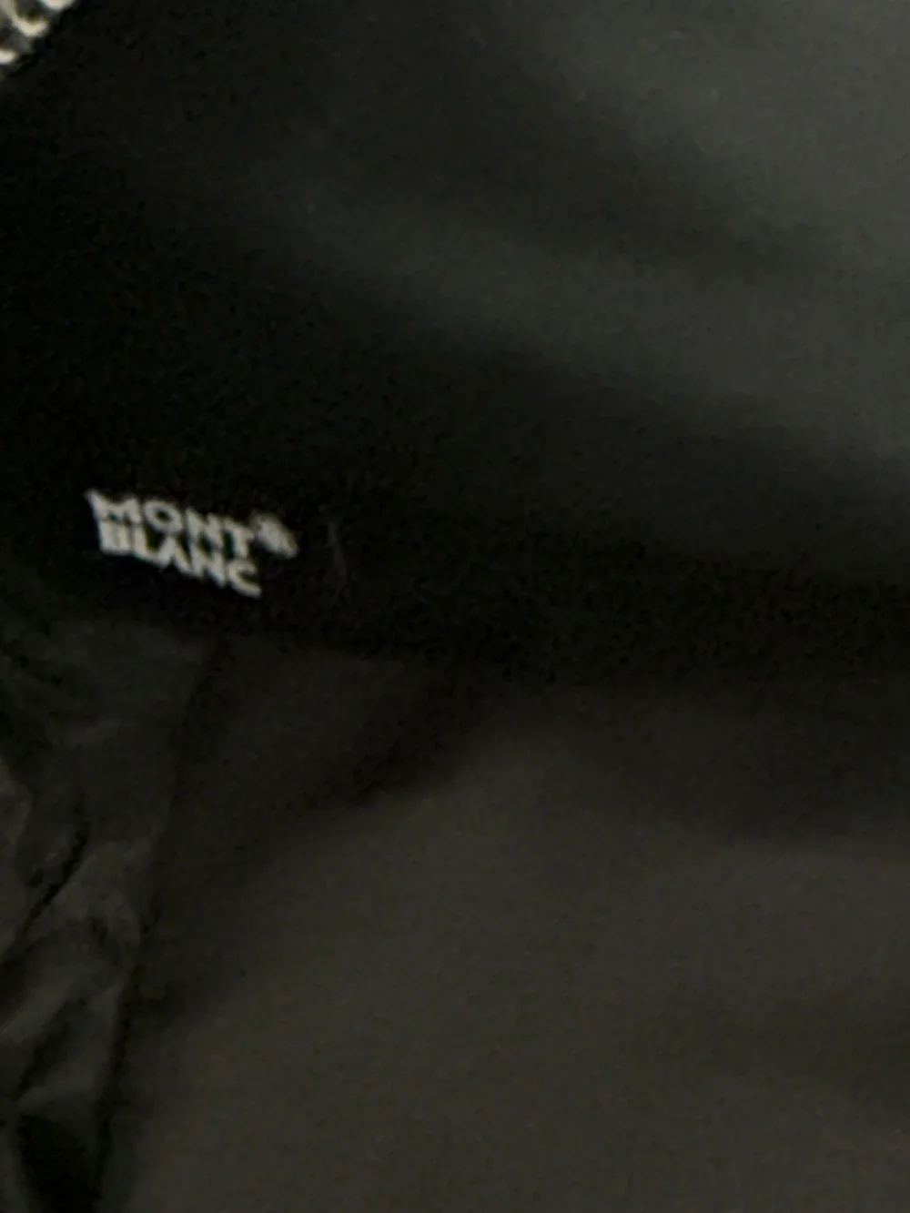Montblanc Black Nylon Laptop Brief with Logo Webbing